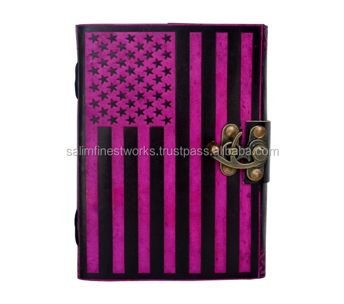 Тетрадь для заметок ручной работы с тенью, кожаная, молочная, Кельтская, кожаная тетрадь для заметок с флагом США