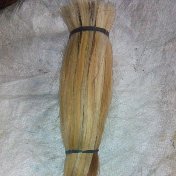 High quality black natural clean washed cow cattle hair tails