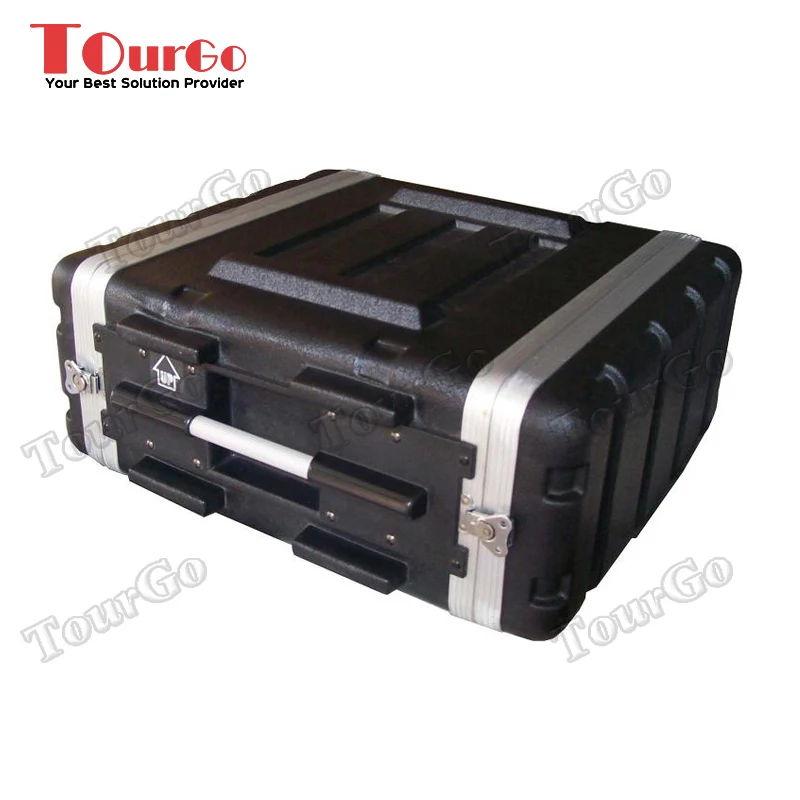 Tourgo Sounds Dj Equipment ABS 6U Hard Flight Case Amplifiers Box Pilot Case