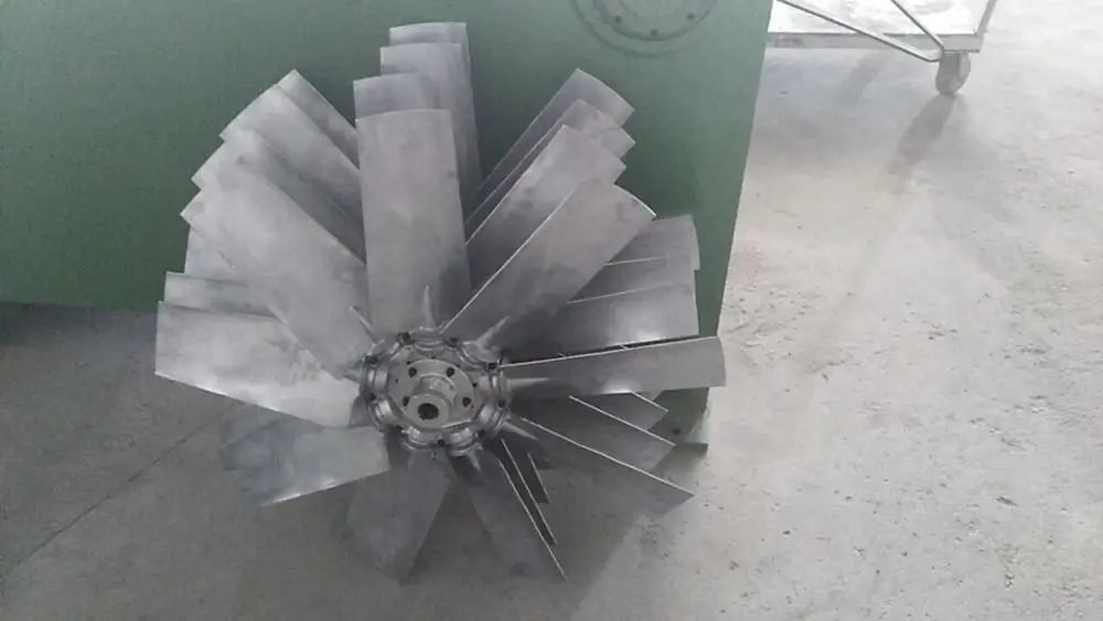 Adjustable Aluminum alloy fan impeller with 12 blades
