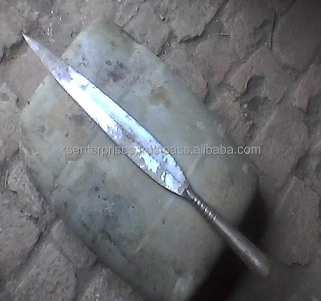 
Carbon Steel Handmade Hunting Wild Boar long Spear Head 