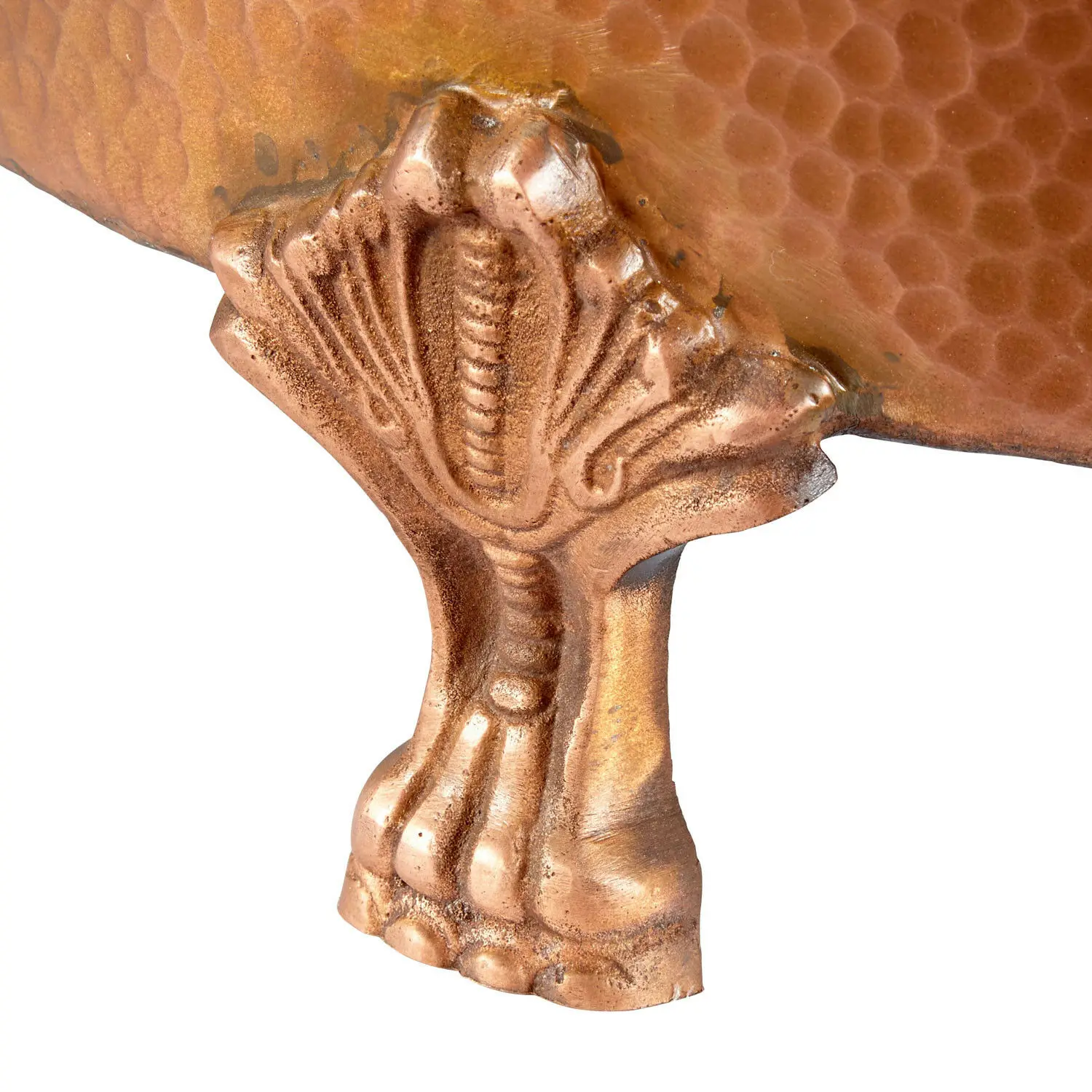 Nickel 1080 X 420 MM Luxury Copper Baby Bathtub 16 Gauge Polished Hammered Exterior Antique Bathtub with Hot Tub Features