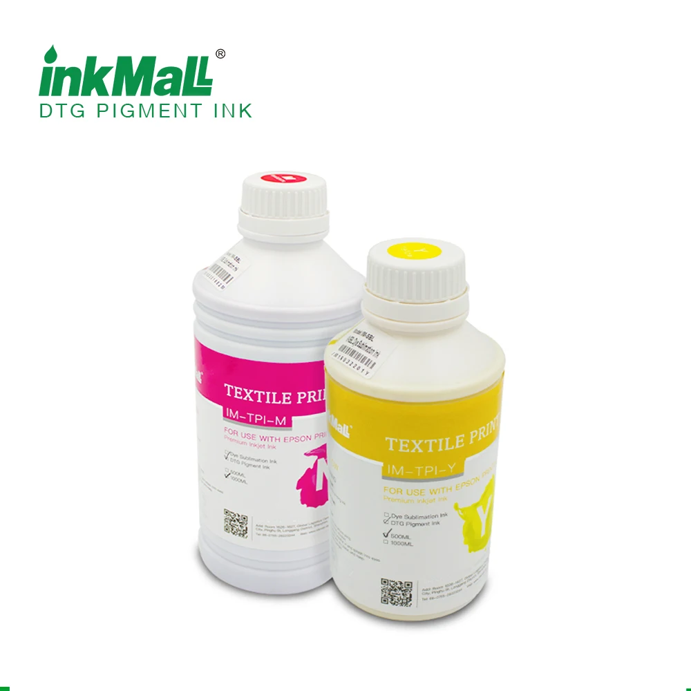 Inkmall Anti- Wash And Rub Discharge Ink For Dtg Printer With Epsn Dx6 Piezo Nozzle