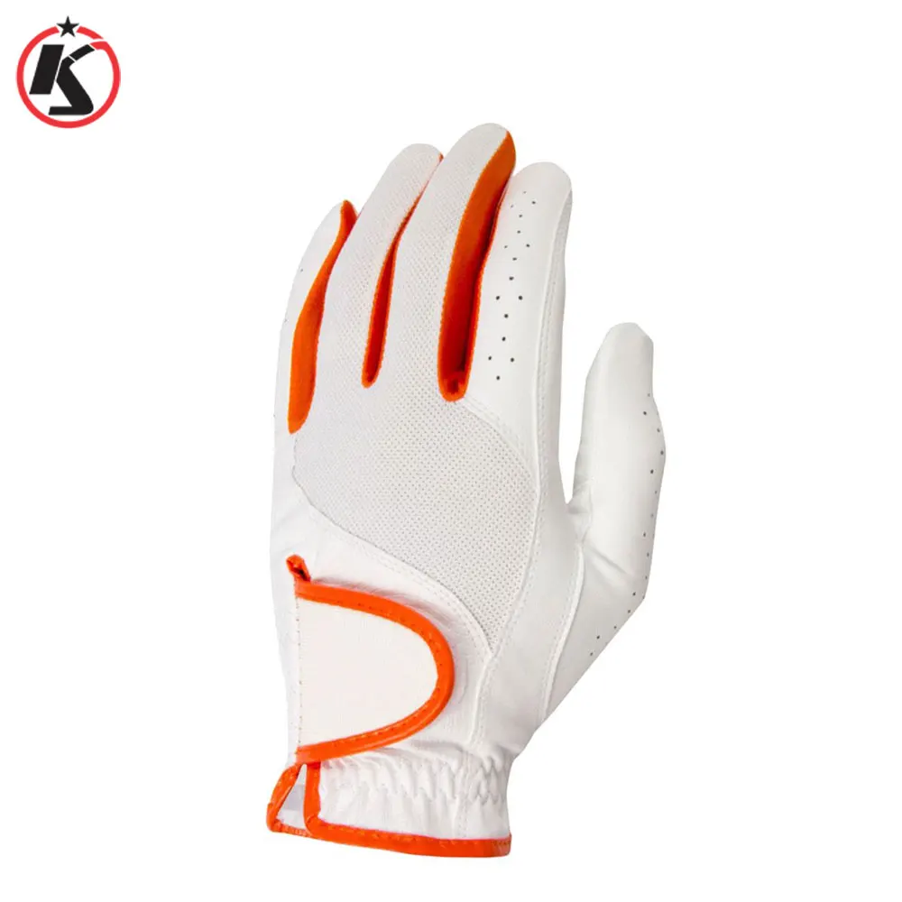 Custom Colour Leather Golf Gloves For Men
