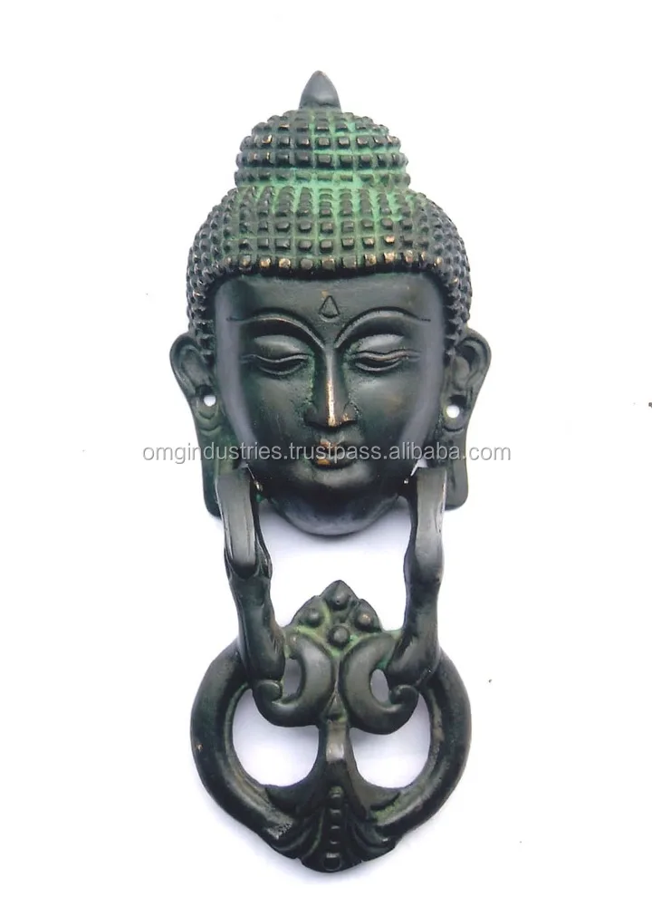 OMG Industries Antique Brass Eye Drop Door knocker Dresser Kitchen Cabinet Drawer knob With Pull Ring