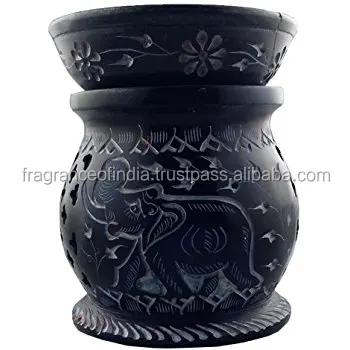 High Quality Indian Soapstone Incense Oil Burner Aromatic Oil Burners Lamp Air Freshener Oil Burners Best Wholesaler In Delhi