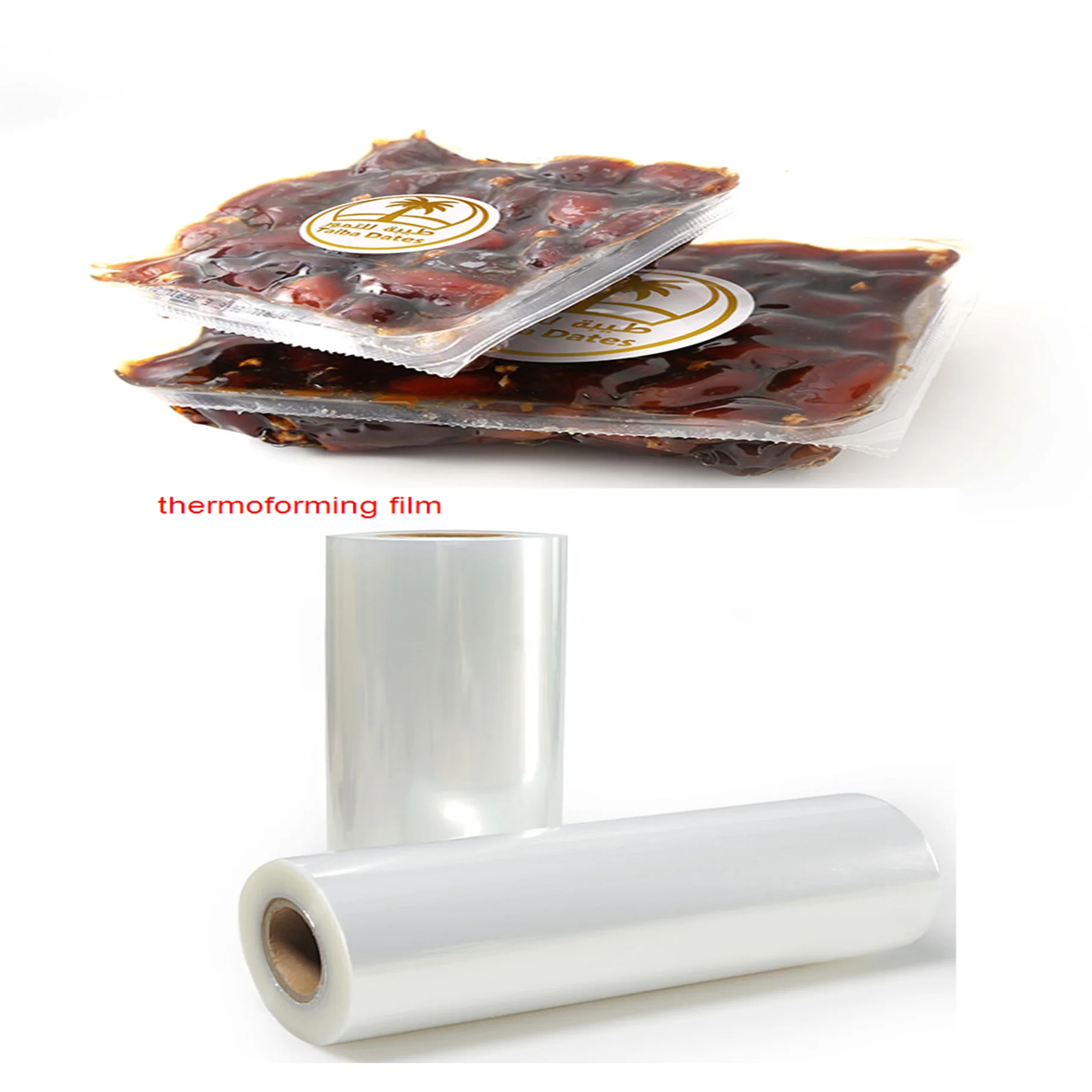 China Manufacturer bottom web thermoforming film for Date packaging