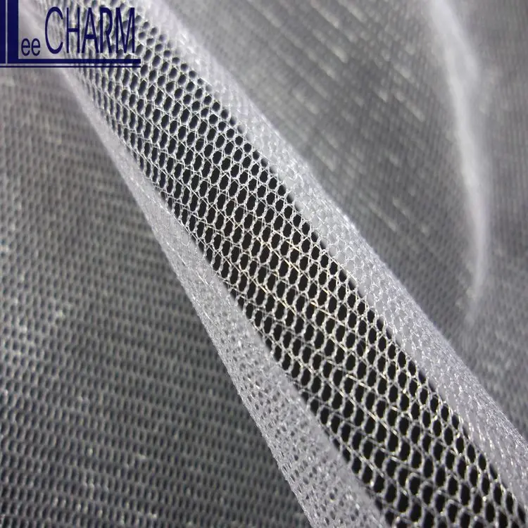 LCSH511W 30D 34gsm High Quality Nylon Tulle Fabric Mesh