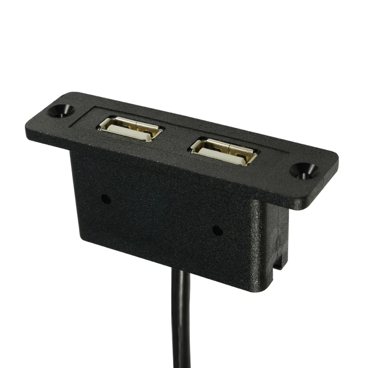 
Recessed Dual USB Outlet Socket Power Outlet Embedded in Furniture 