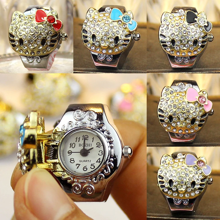 \u007FNew design ladies finger ring watch quartz watch sr626sw (1)