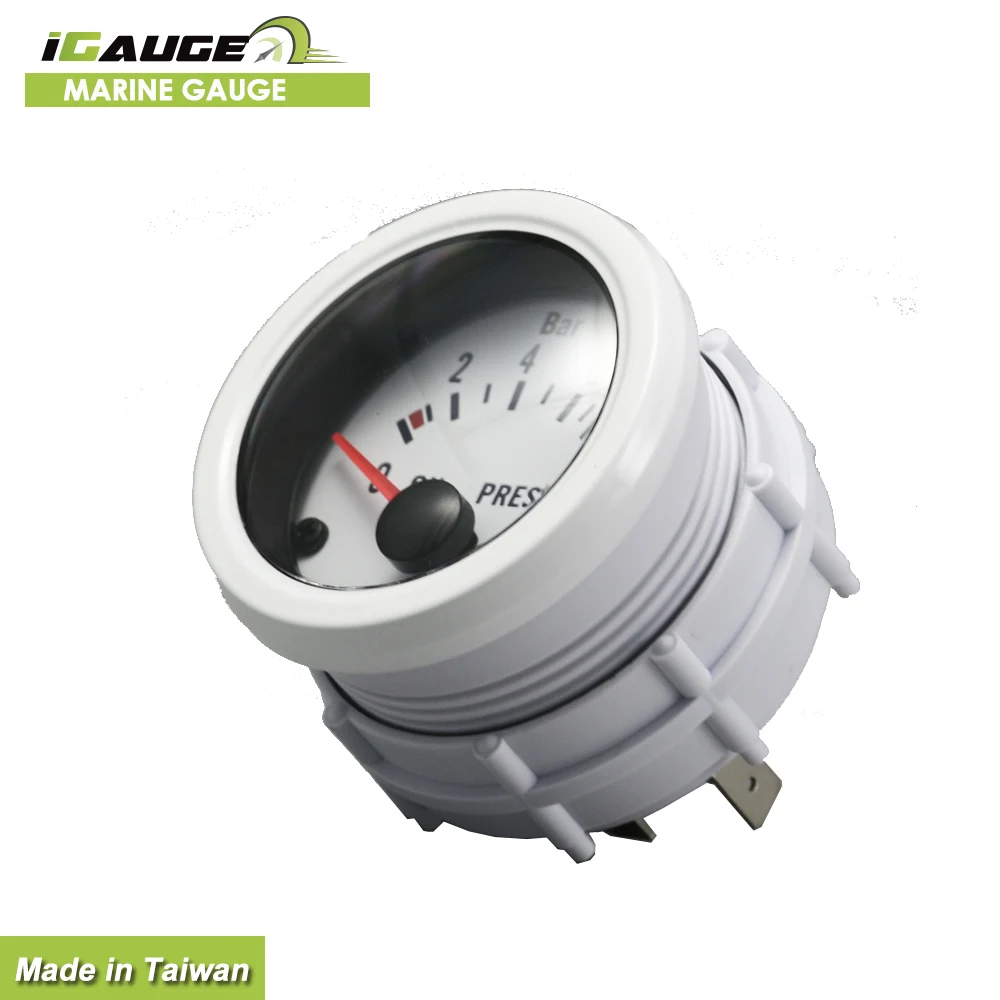 Factory Price Waterproof Pointer VDO Type Oil Pressure Gauge For Marine Automobile
