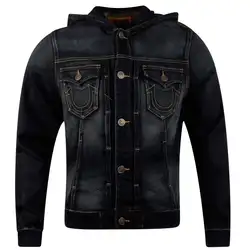 Oversized Wholesale Denim Jackets Men Custom Made Outwear Winter Fashion Street Style Jacket