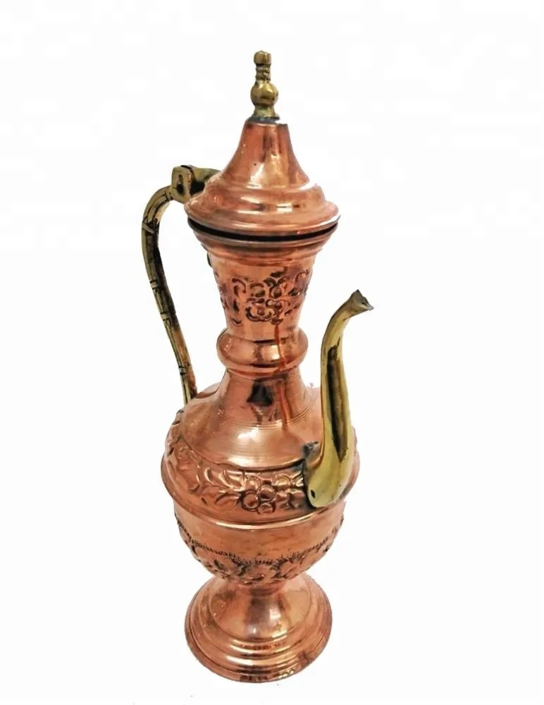 BM3 VINTAGE REPRODUCTION OTTOMAN BRASS COPPER PITCHER