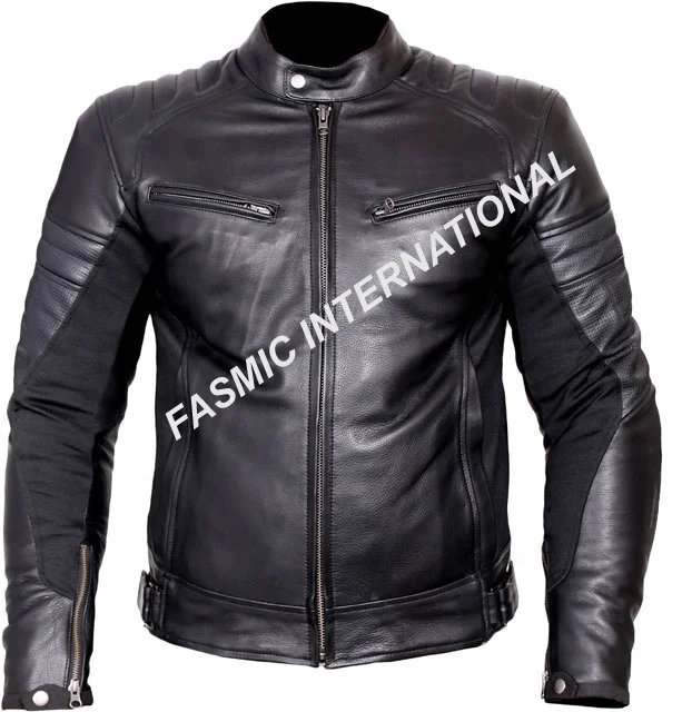 Motorbike Racing Leather Jacket Premium Leather Garments for Riders