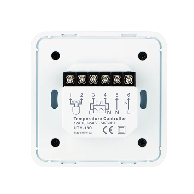 Uriel Dial Electric Room Floor Heating Thermostat (Temperature Controller) UTH-180 for Heating Film or Cable