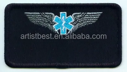 Custom embroidery Security emblem Embroidery  patch