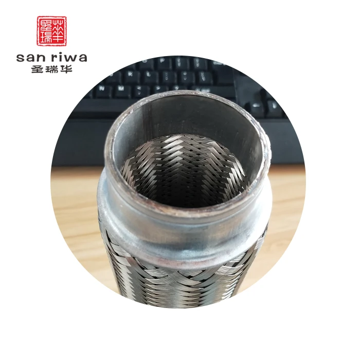 50mmx200mmx300mm Stainless Steel Car Muffler Exhaust Flexible Pipe