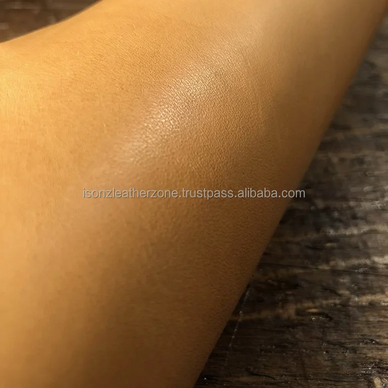 High Quality Cow Full Veg Tanned Crust Leather Genuine Vegetable Tanned Leather Shoes Belts Sofas Furniture Luggage Grain Type