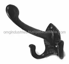 OMG Industries wholesale wall mount hat coat hook decorative iron black coat hook