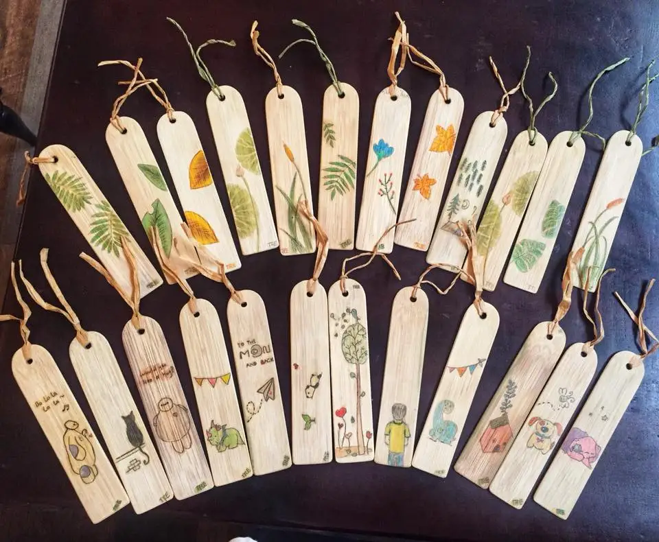 
bamboo book mark 