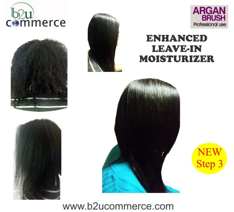 
ARGAN BRUSH - Hair Straightening System - High Quality Brazilian New Keratin permanent straightening hair treatment 
