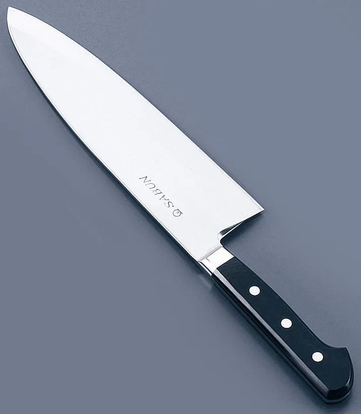 
SABUN high carbon stainless steel knife with black plywood and bolster 