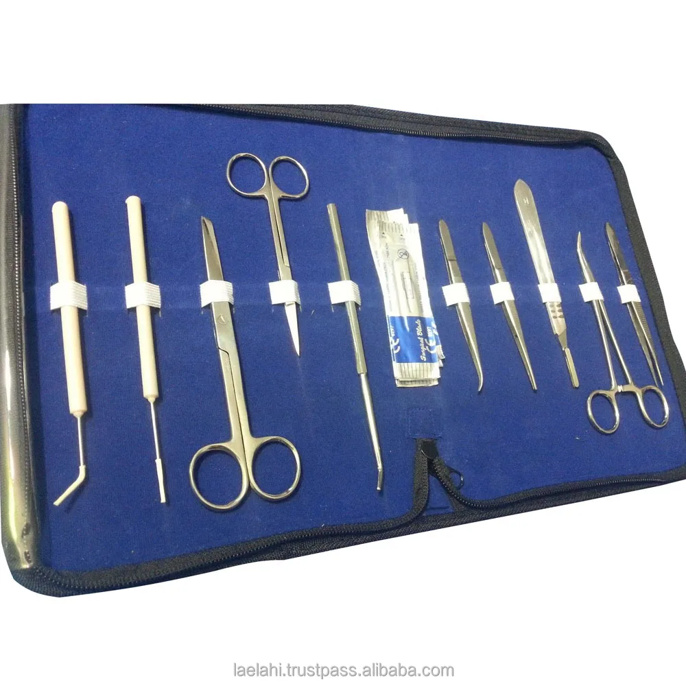 12 pcs Student Biology Dissection Dissecting Kit With STERILE SURGICAL BLADE 2023