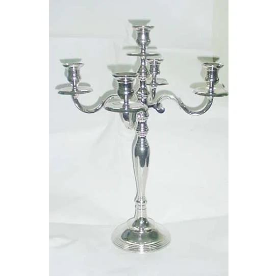 Silver Wedding Decoration beautiful Crystal Hangings Candelabra