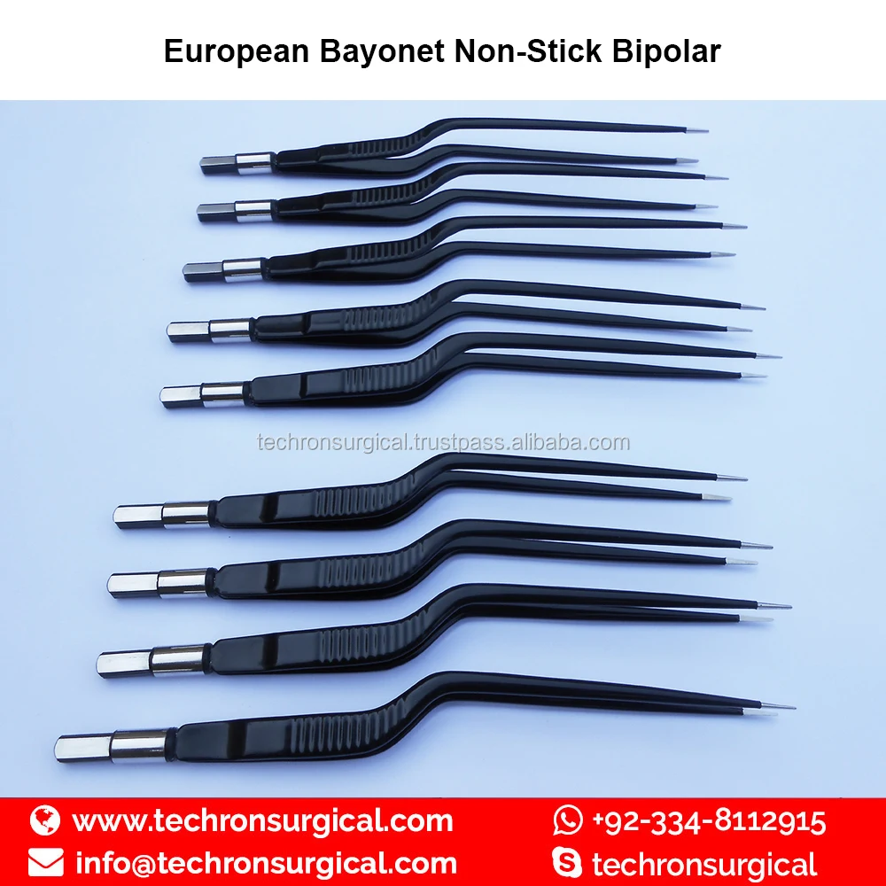Байонетные антипригарные европейские Биполярные щипцы