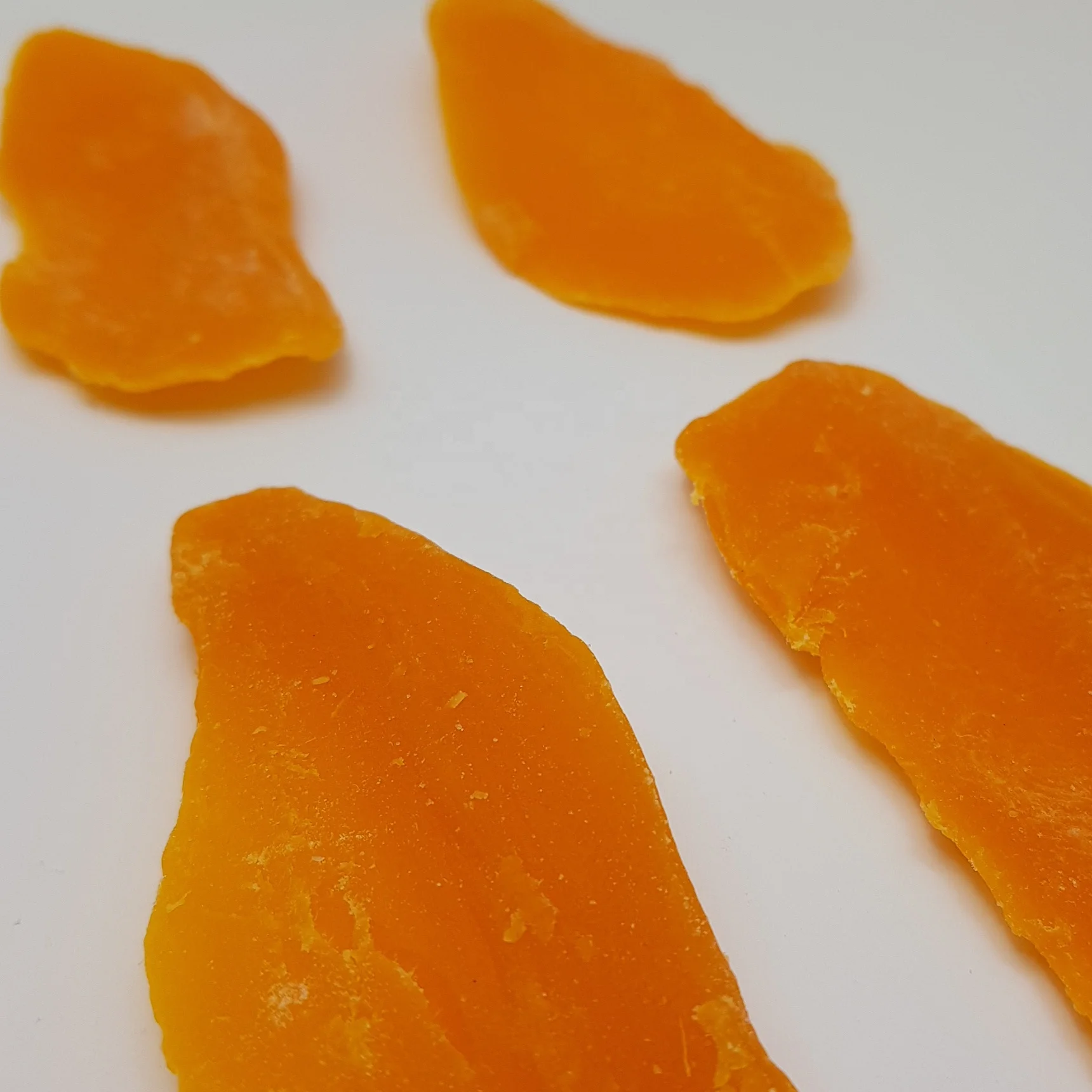 Dehydrated Dried Mango slices orange color added Thailand