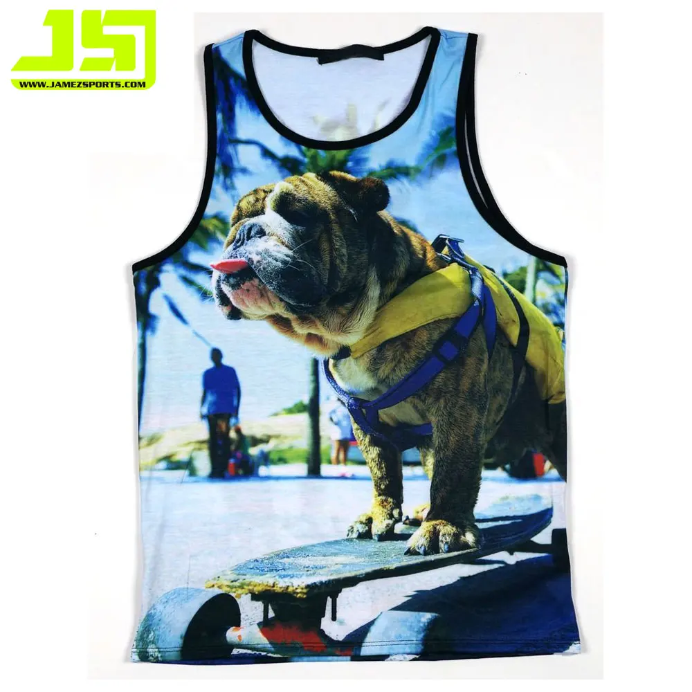 Newest Style Sublimation Men Tank Top