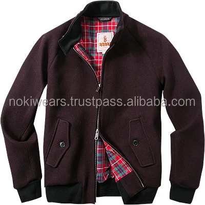 New Designs Winter Warm Navy Faux Fur Harrington Jackets / custom harrington jackets/ at noki