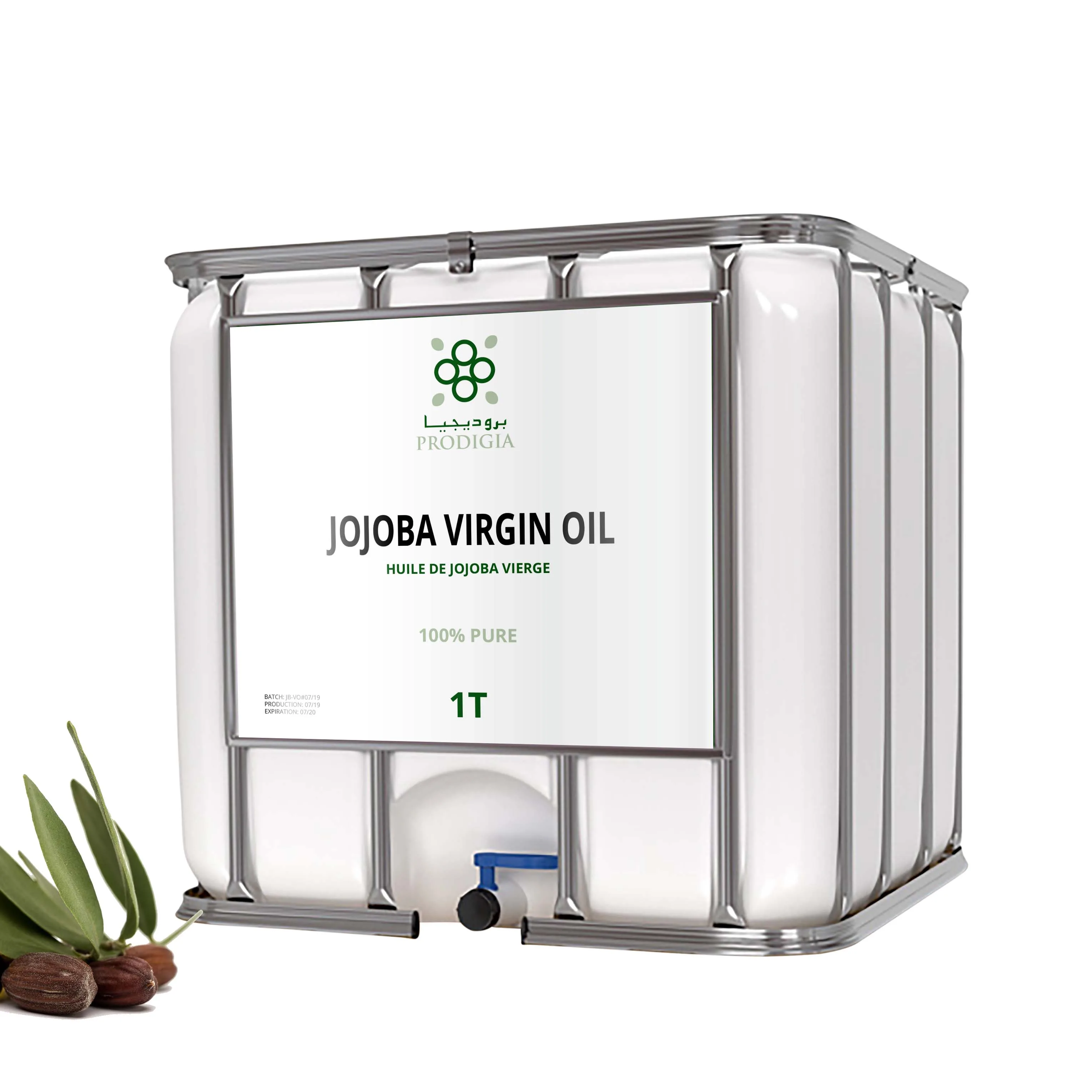 100% Pure Jojoba oil Premium Quality Carrier Oil - Bulk Sale Moroccan Supplier