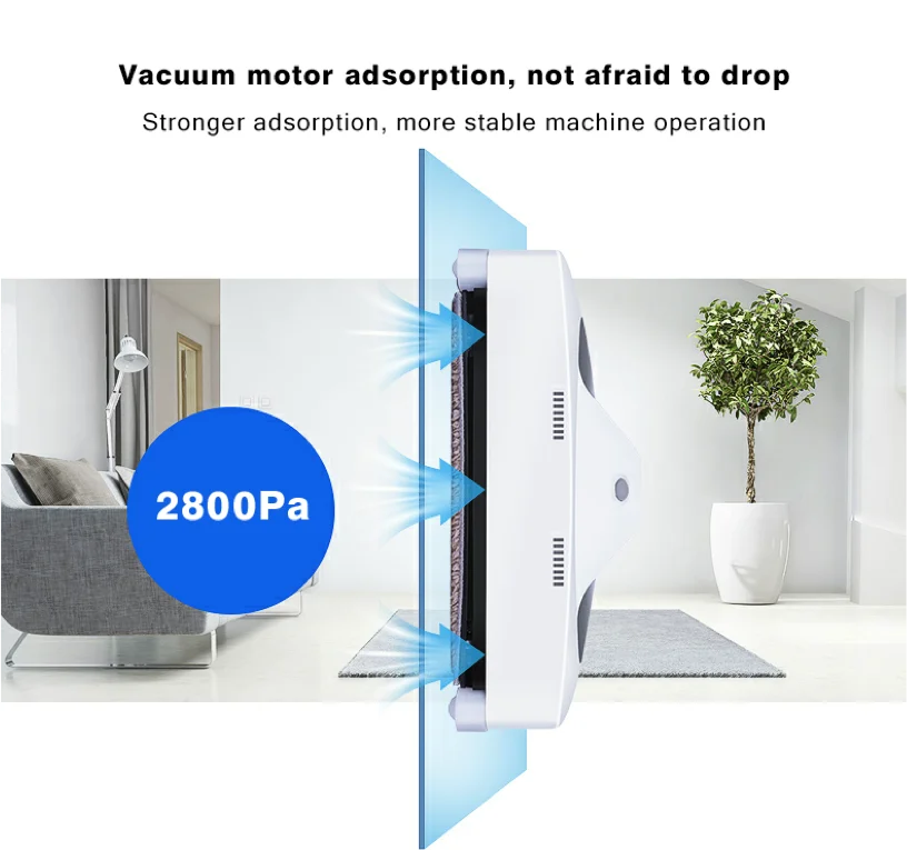 
Anti-drop magnetic robot window cleaner with remote Control window cleaning robot electric vacuum cleaner 
