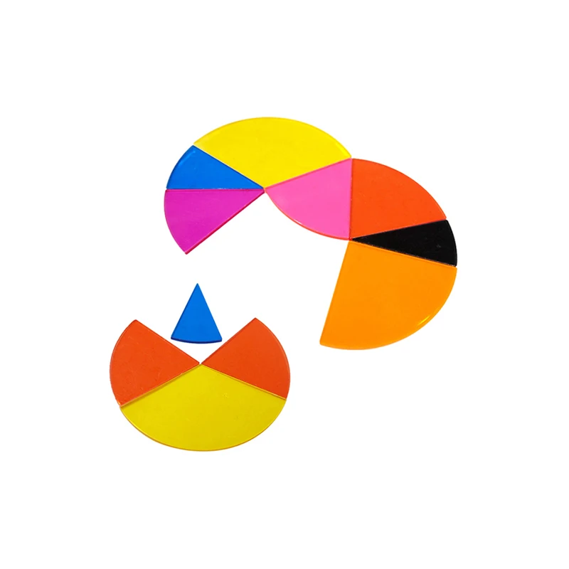 
GD - Circle Fraction Tiles Plastic math toys 