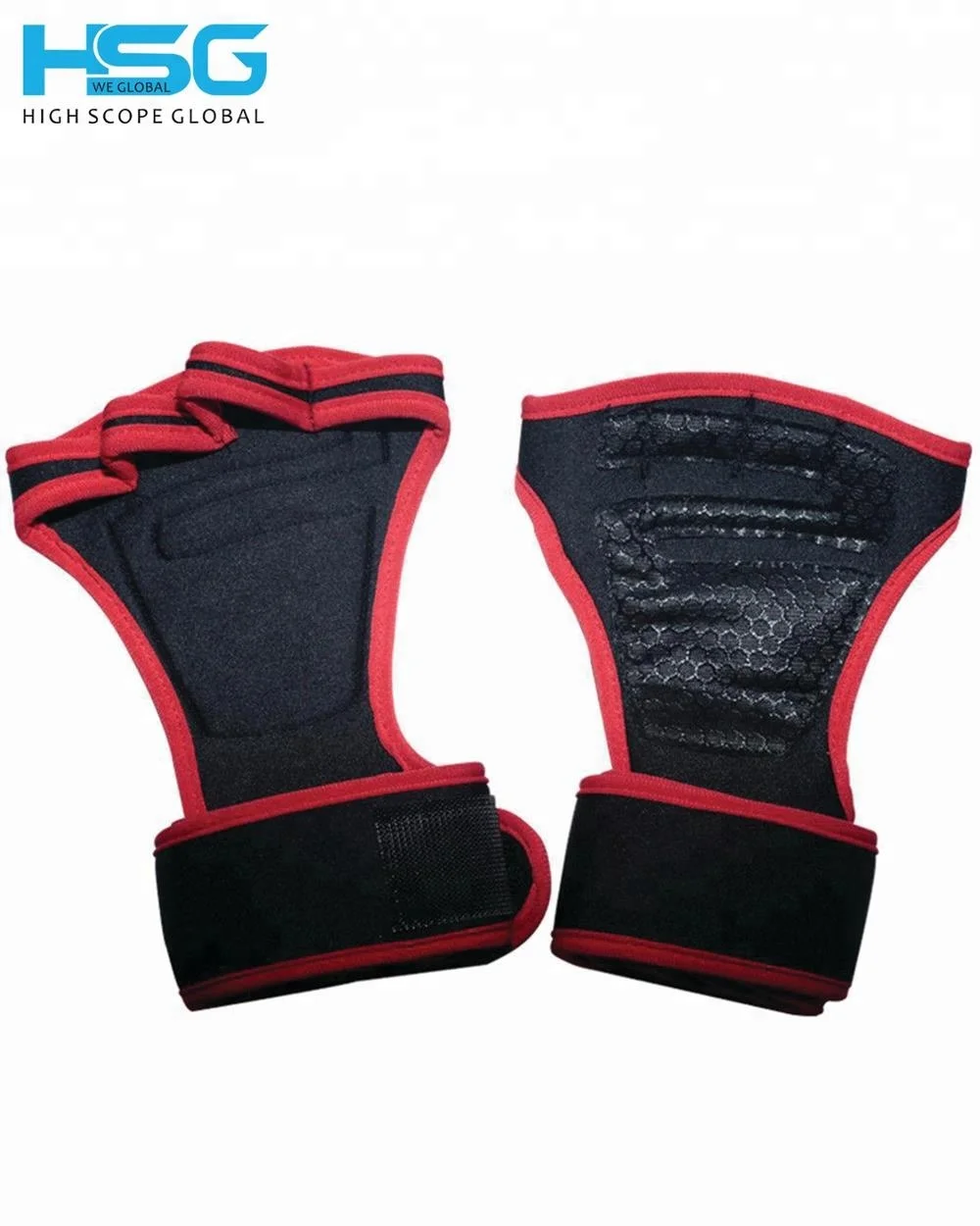 New Weight Lifting Grip Pads Gym Gloves Neoprene Wrist Palm Support Protector WOD Workout Fitness