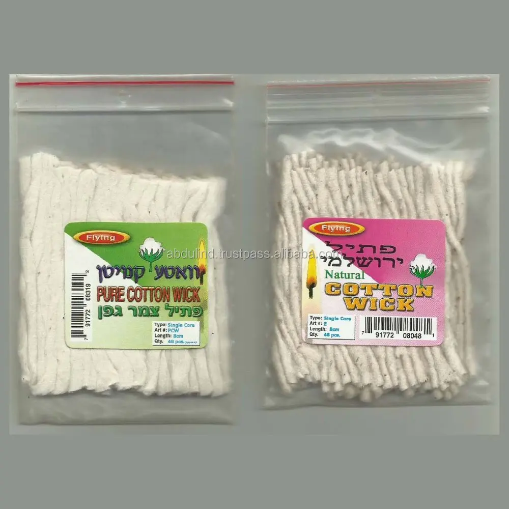 Фитиль из мягкого хлопка для масляных фитилей (мягкий фитиль)