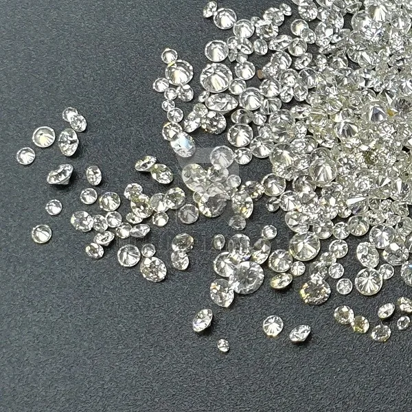 0.07 to 0.13 Ct Natural Brilliant Diamond H I VVS Purity GIA Certified Polished Loose Melee White Color Jewelry Applications