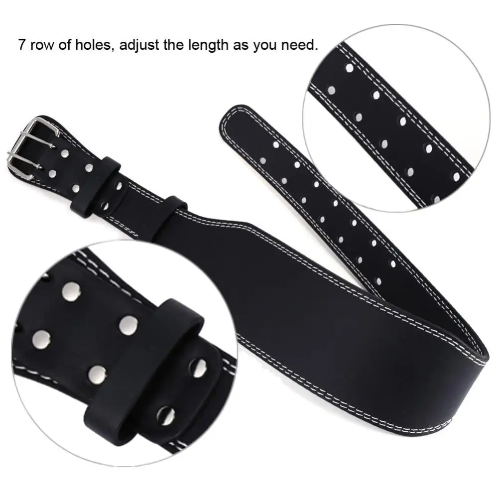 
Weight Lifting Leather Back Support Strap Belt 
