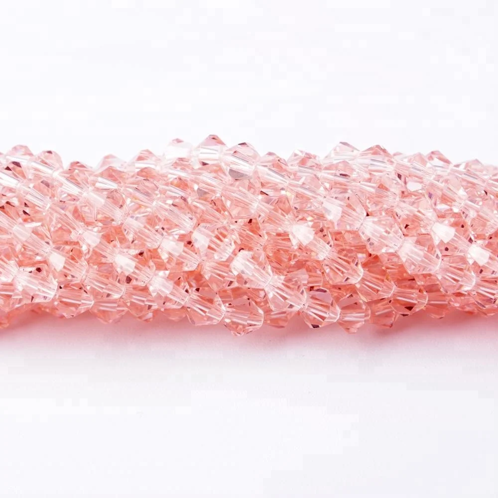 Fashion Accessories 2mm 3mm 4mm 6mm 8mm Bicone Crystal Bead Glass Bead
