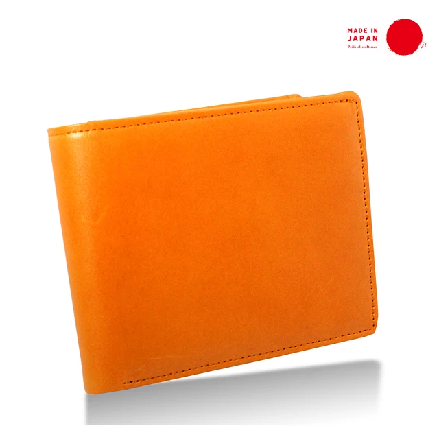 [ TOCHIGI LEATHER ] Bifold Wallet with Coin Purse - made in Japan