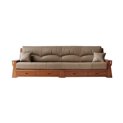 Living Room Furniture comfortable simple design frame wooden sofa