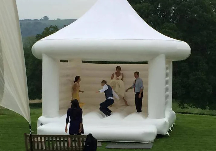 white inflatable wedding bouncy castle wedding bouncer wedding bouncy castle bounce house