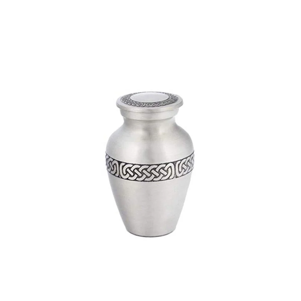Unique Pet Urns Brass Cremation Urn for Pet with Blossom Lotus Pet Pendants Brass Bronze Finishing Animal Urns