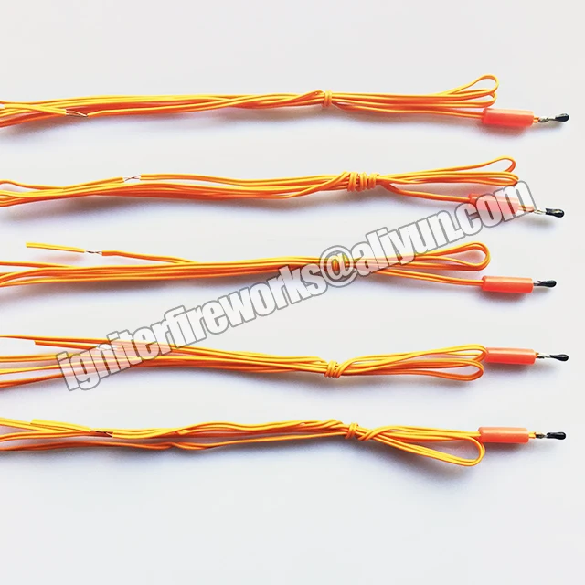 1.5m fireworks electric igniter for wedding decoration balloon igniter pyrotechnics electric match safe fuse