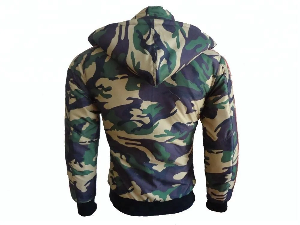 Customized Camouflage Hooded Hunting Jacket, Hunting Jacket, Camo Jacket