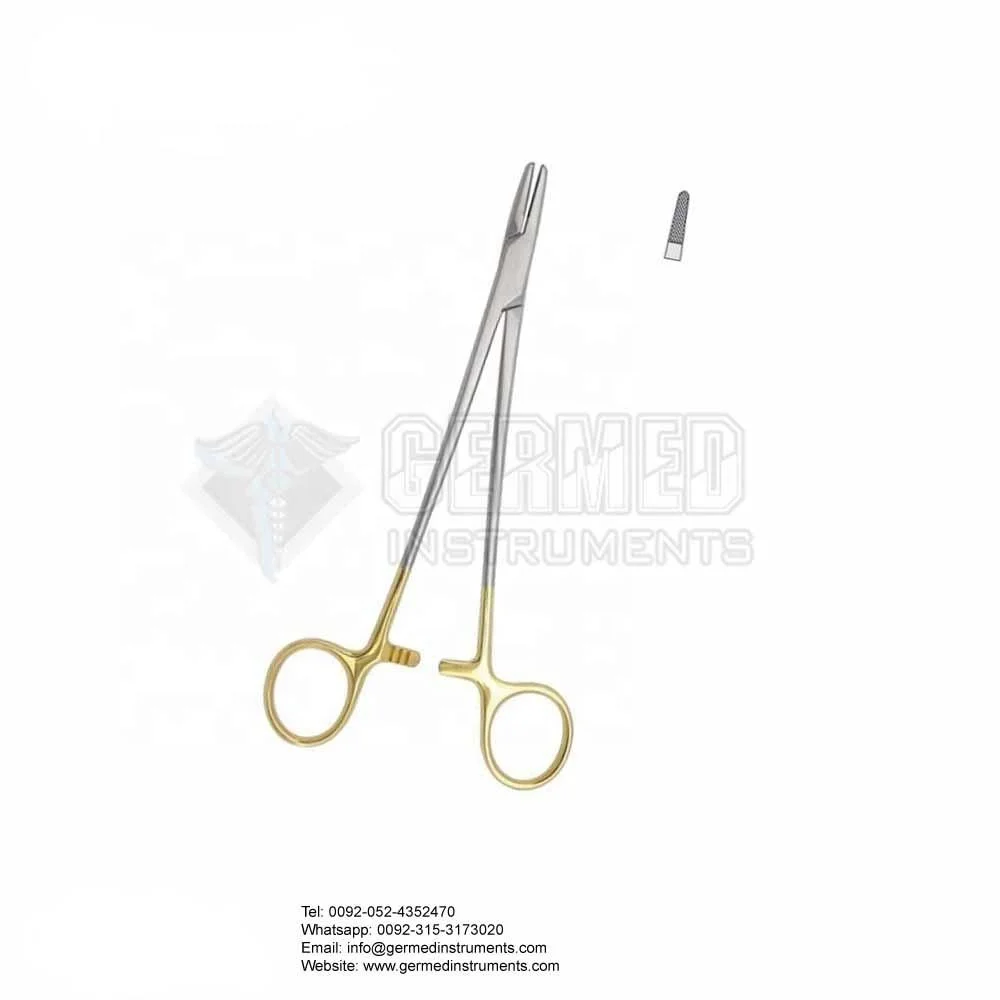 Sialkot Made Manufacturer Supplier Wholesale Best Price Mayo Hegar Needle Holder Tungsten Carbide 14cm By Germed Enterprises