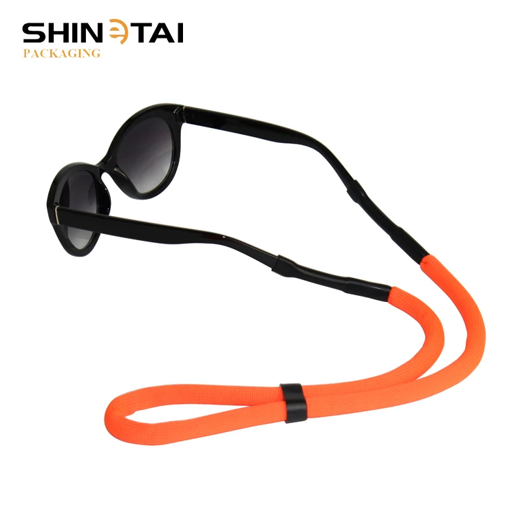 Colorful Nylon Skid Resistance Thick Sunglasses Strap Sunglasses Cord Custom Color Floatable Beach Glasses Strap