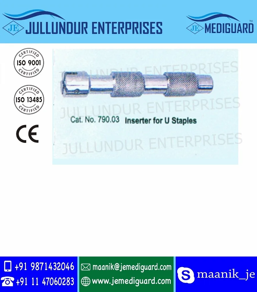
Inserter For U Staples 
