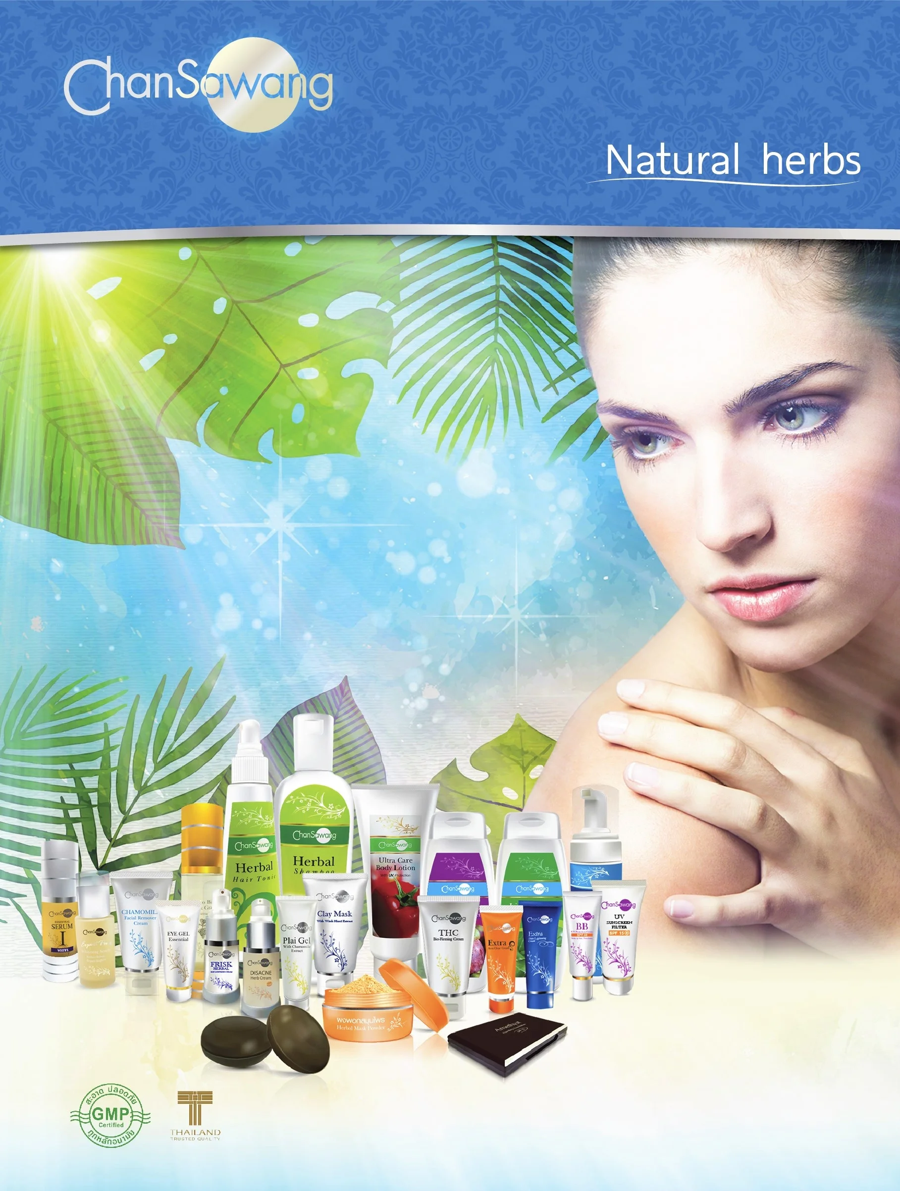 
Thailand Skincare Cosmetics Beauty Brand Chansawang OEM/ODM and Private Label Natural Products Manufacturer in Bangkok 